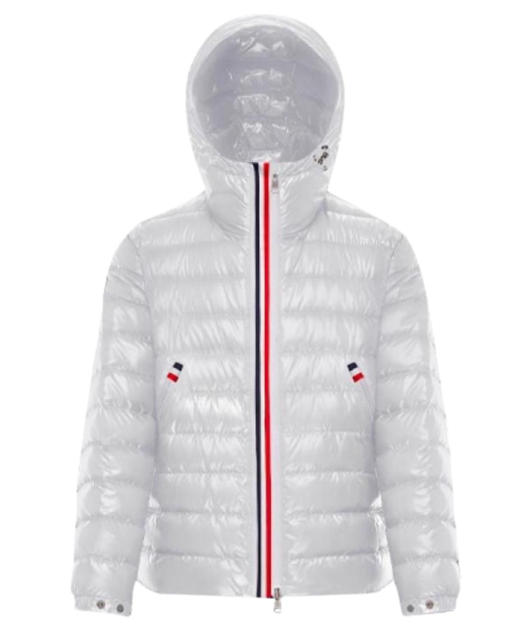 MONCLER Белый пуховик, фото 1