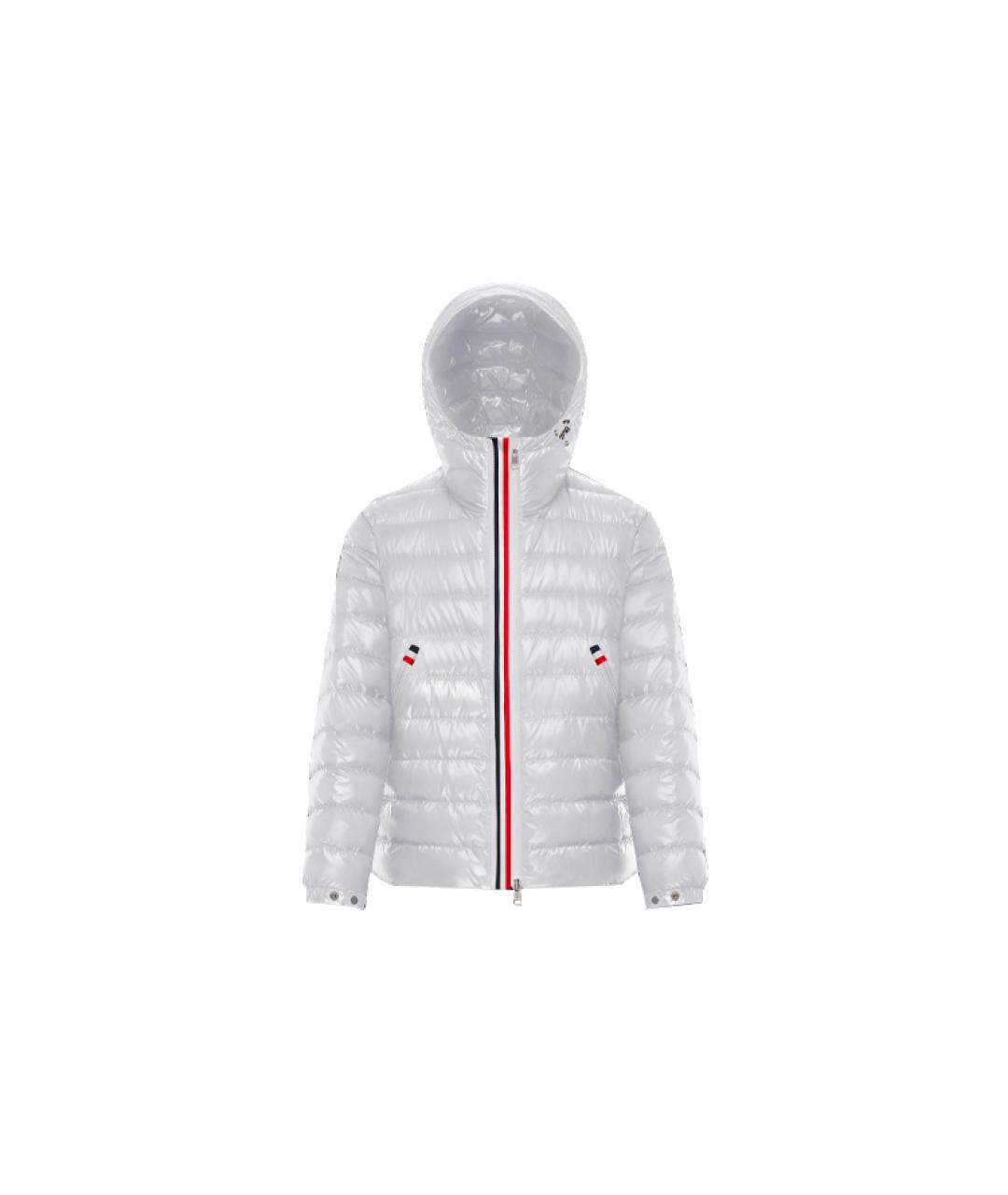 MONCLER Белый пуховик, фото 4