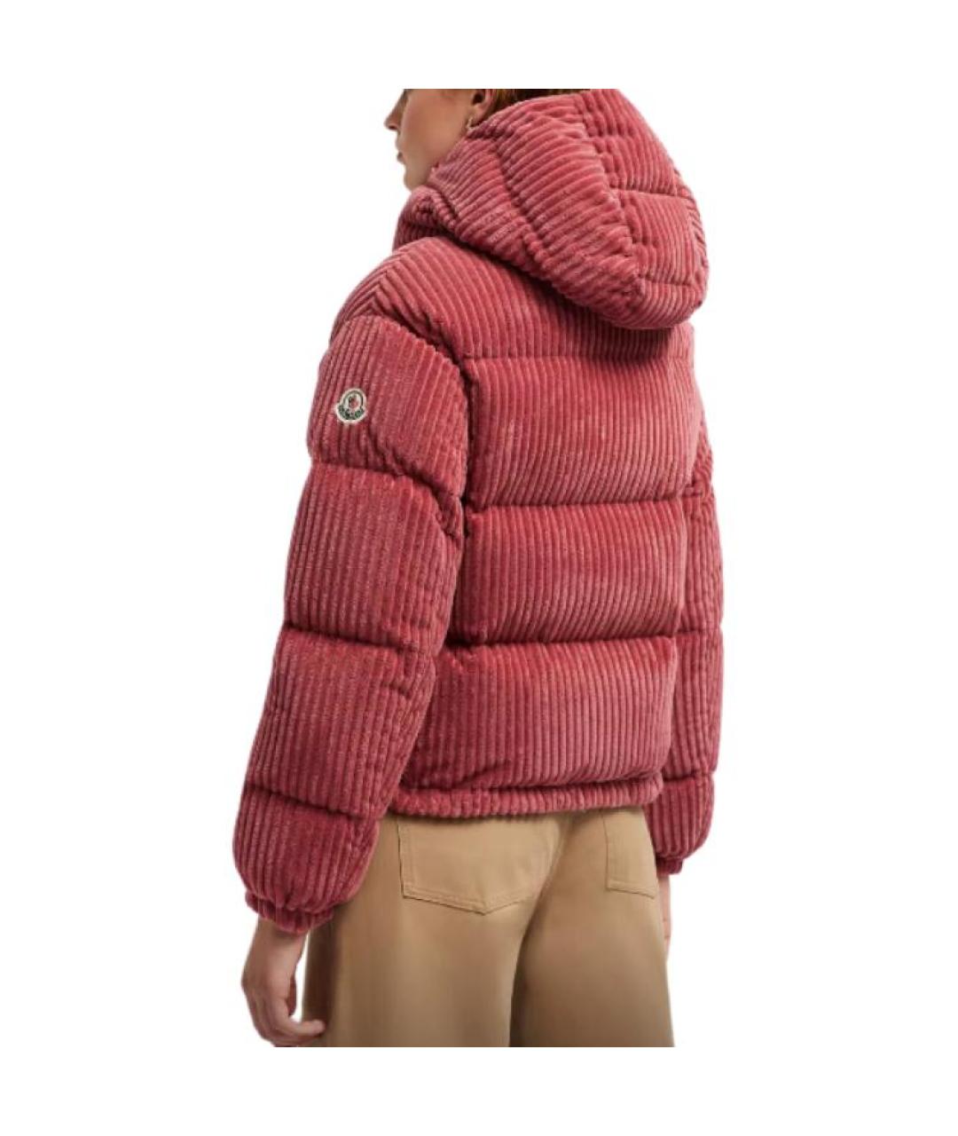 MONCLER Розовый пуховик, фото 3