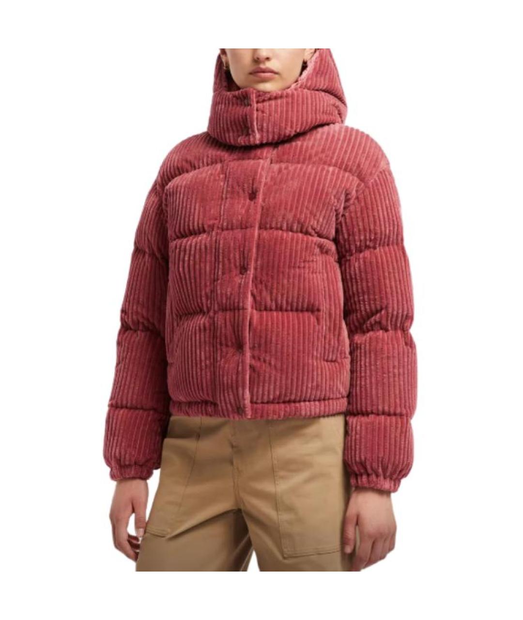 MONCLER Розовый пуховик, фото 2