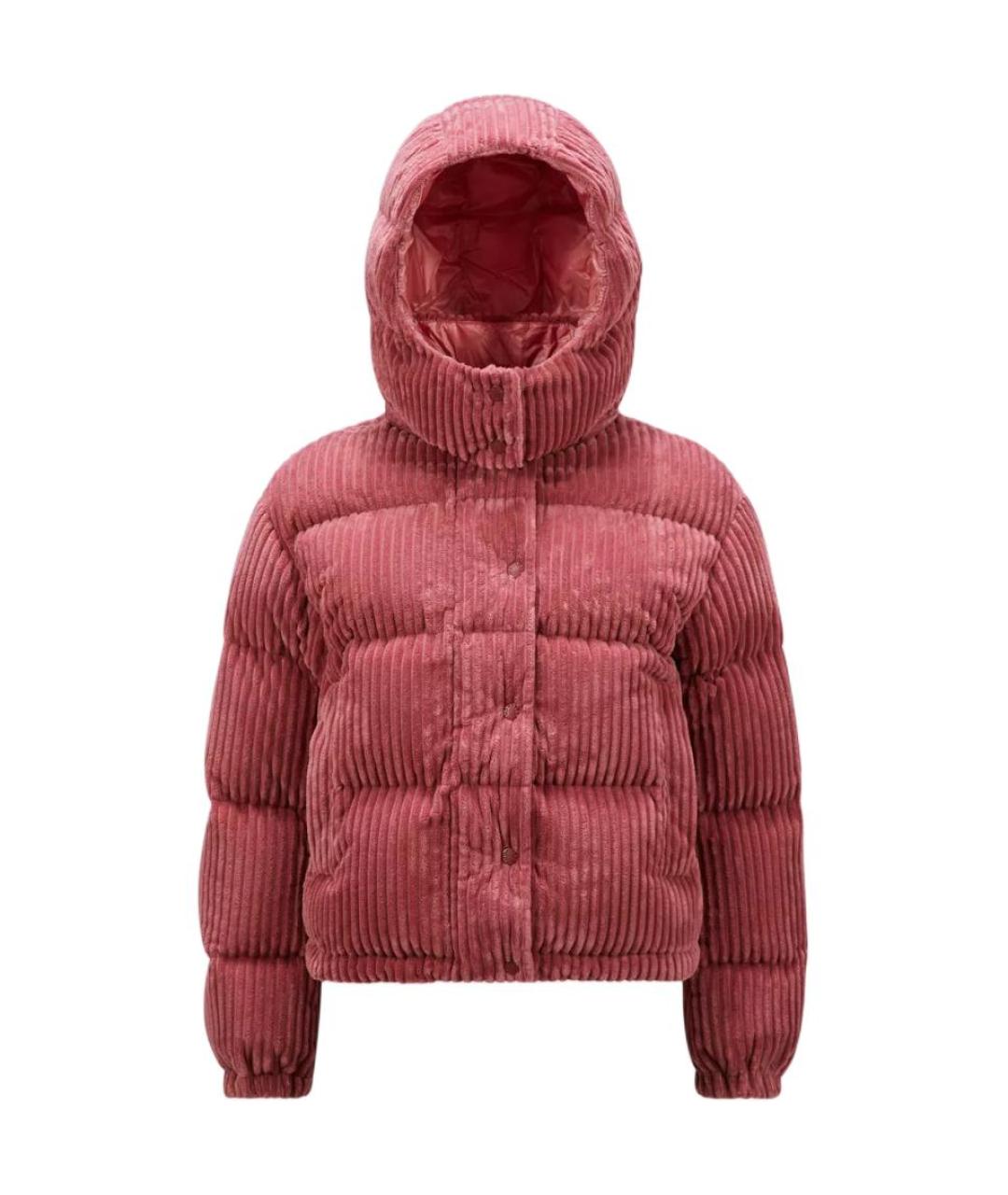 MONCLER Розовый пуховик, фото 1
