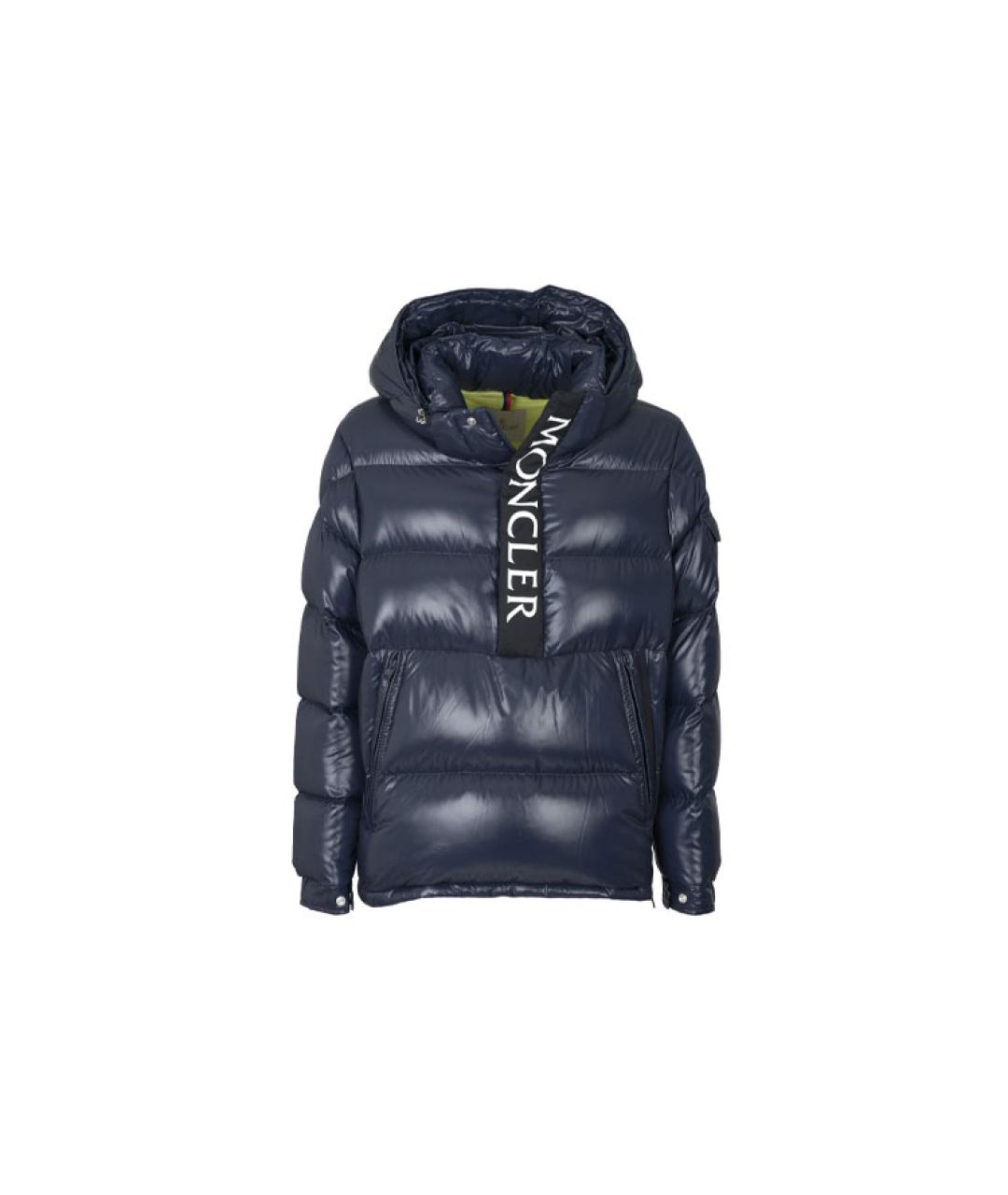 MONCLER Синий пуховик, фото 4