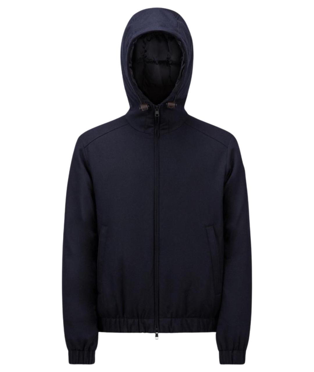 MONCLER Синяя полиамидовая куртка, фото 1