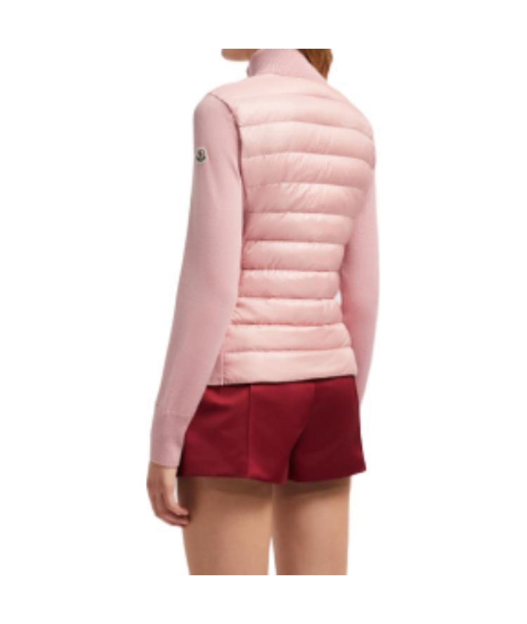MONCLER Розовая куртка, фото 4