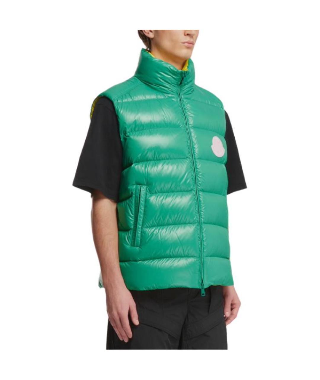 MONCLER Зеленый жилет, фото 4