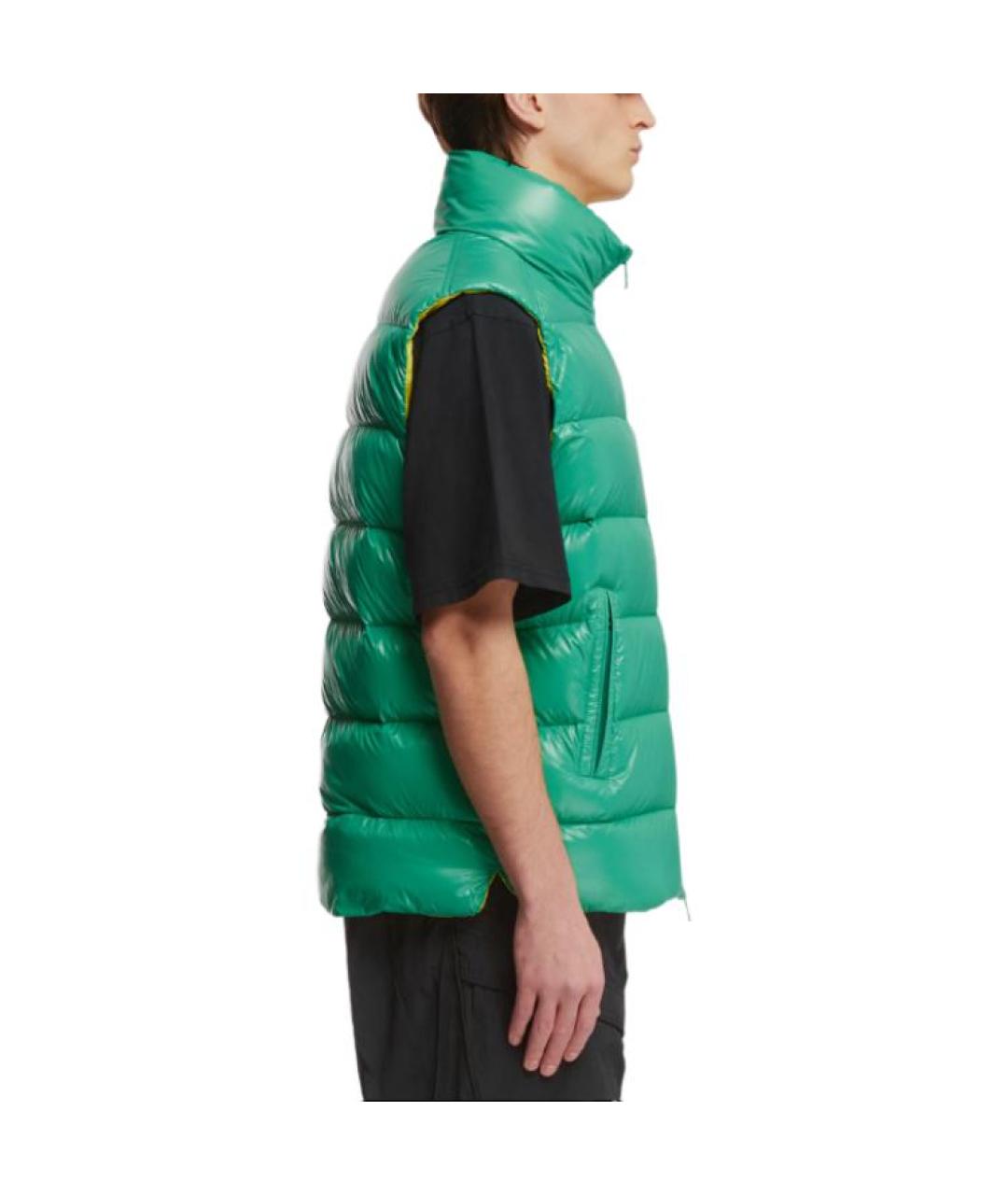 MONCLER Зеленый жилет, фото 5