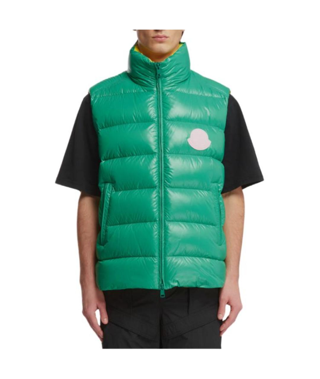 MONCLER Зеленый жилет, фото 3