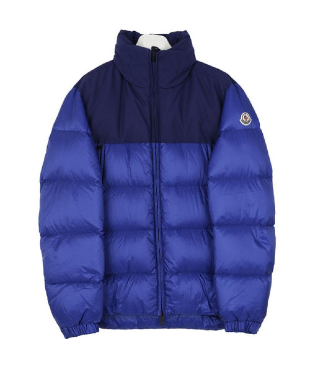 MONCLER Синий пуховик, фото 5