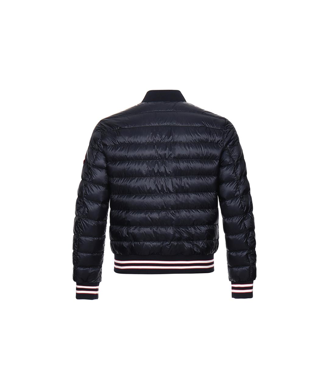 MONCLER Синяя полиамидовая куртка, фото 2