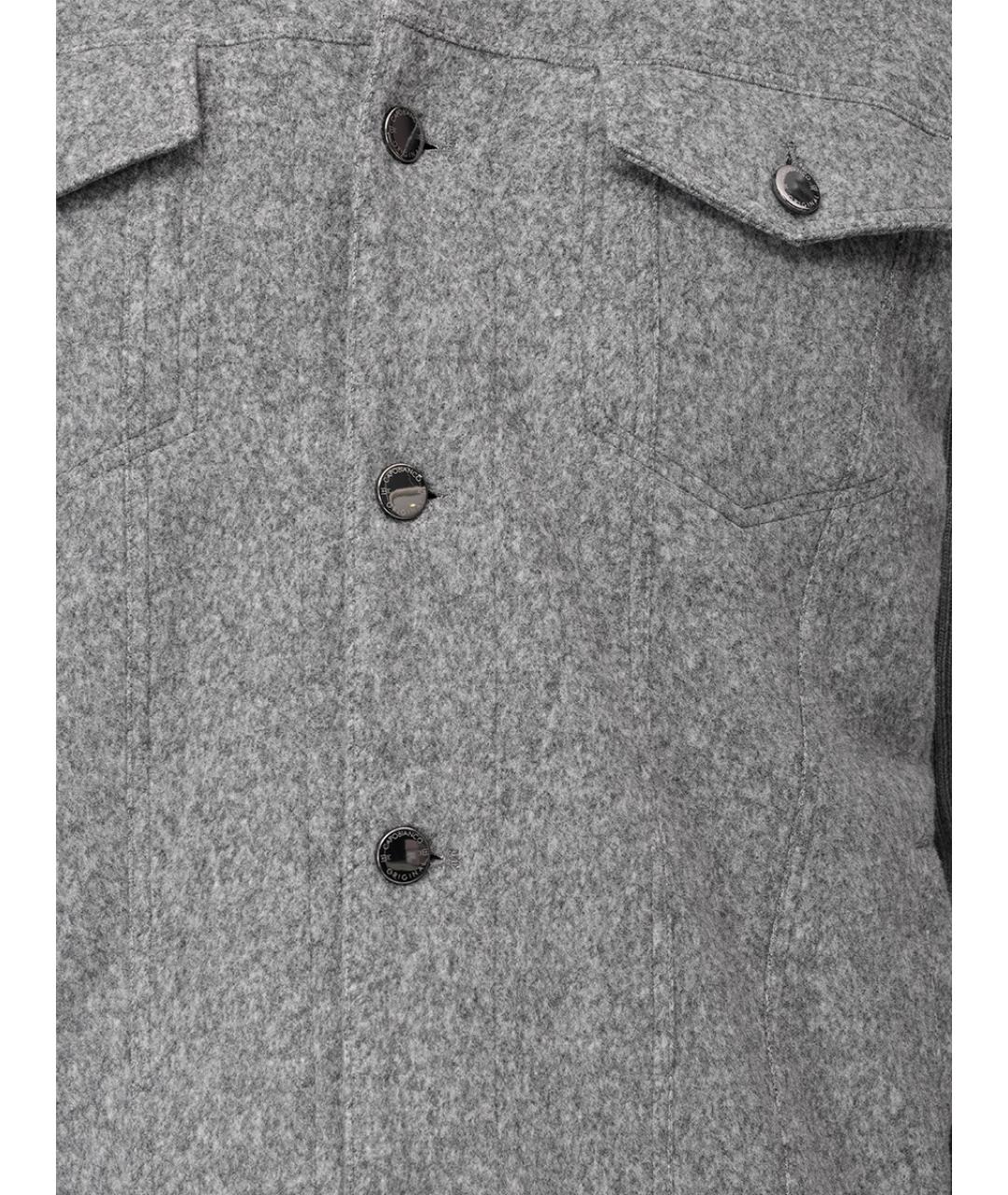 CAPOBIANCO Серая хлопковая куртка, фото 5