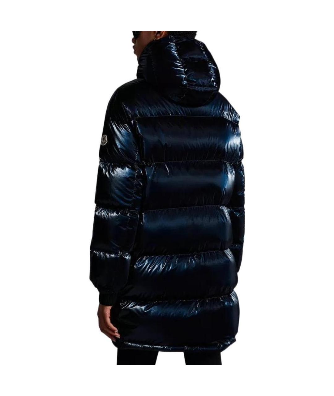 MONCLER Синий пуховик, фото 2