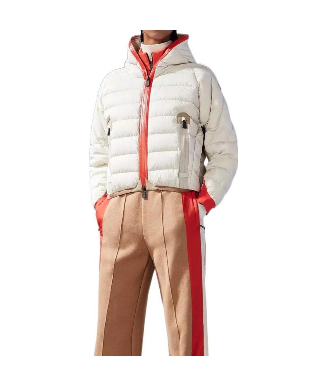 MONCLER Бежевый пуховик, фото 2