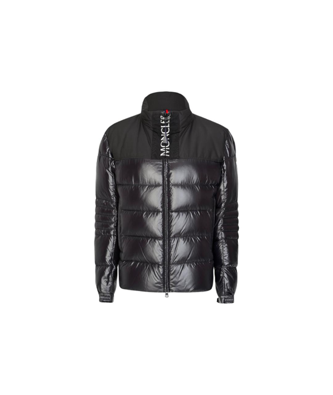 MONCLER Черный пуховик, фото 1