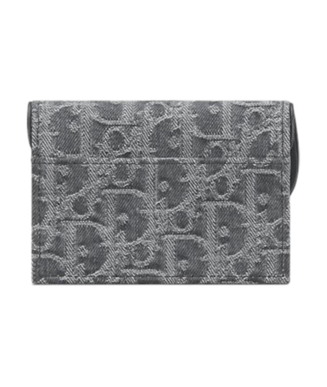 CHRISTIAN DIOR Серый кардхолдер, фото 3