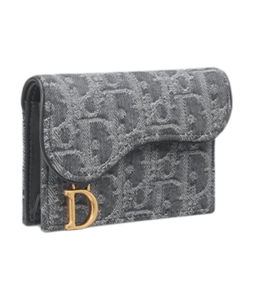 CHRISTIAN DIOR Серый кардхолдер, фото 2