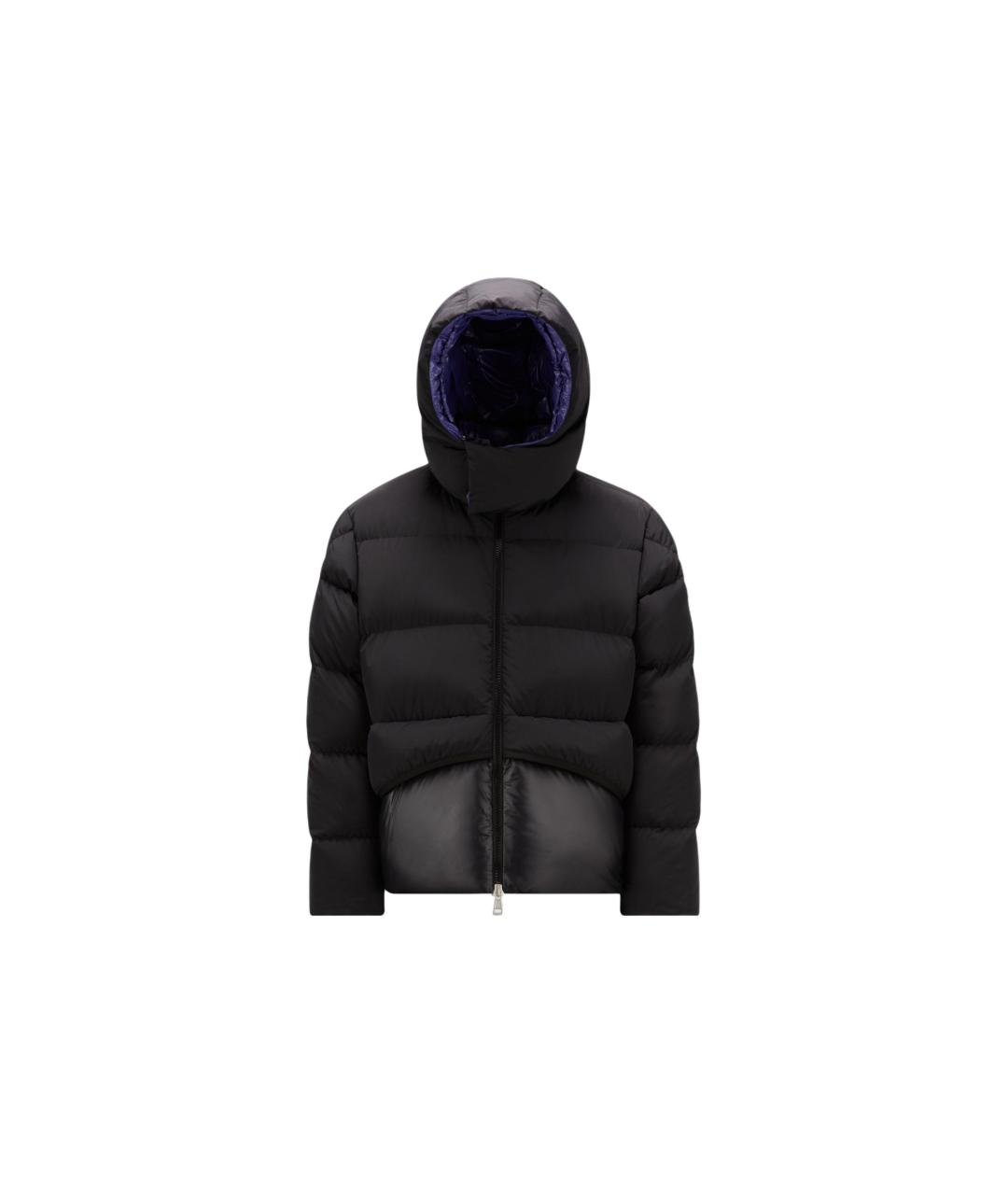 MONCLER Черный пуховик, фото 1