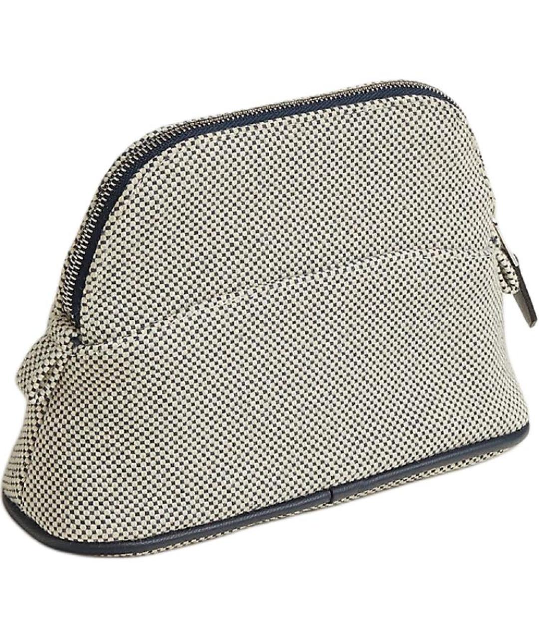 HERMES Серая косметичка, фото 2