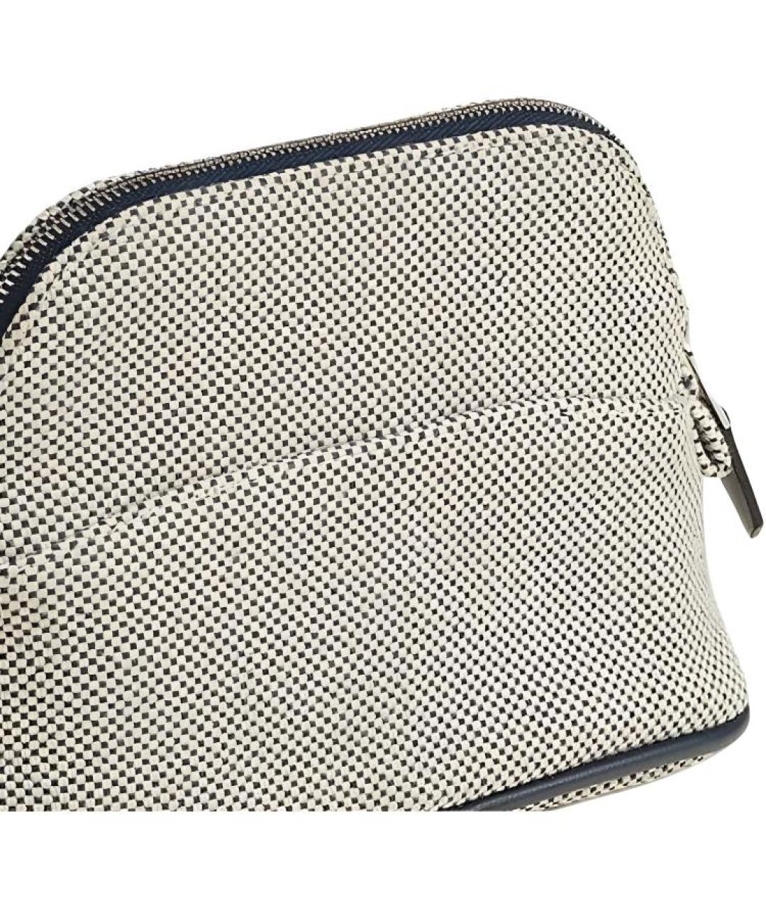 HERMES Серая косметичка, фото 4