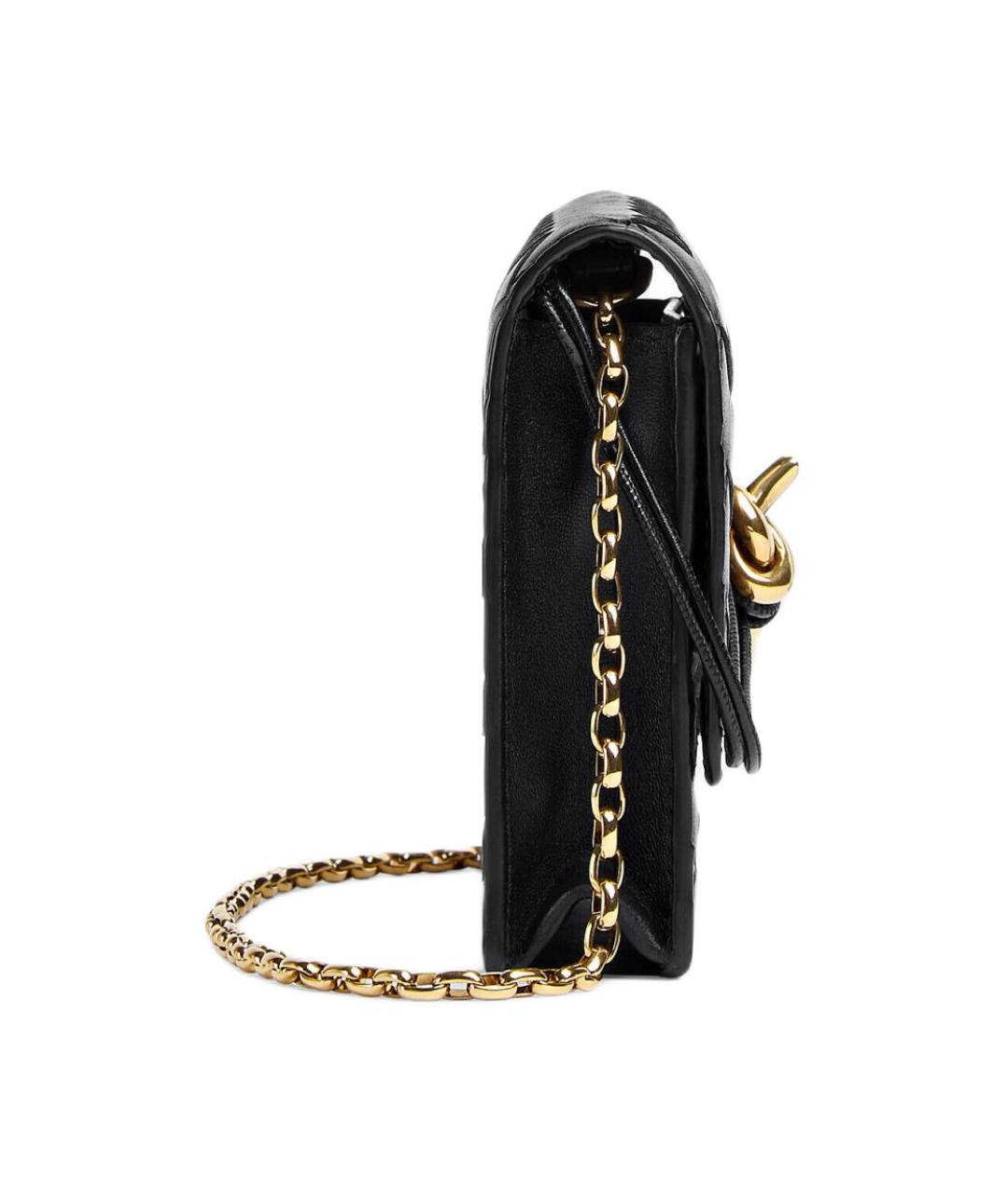 BOTTEGA VENETA Черный кожаный кошелек, фото 2