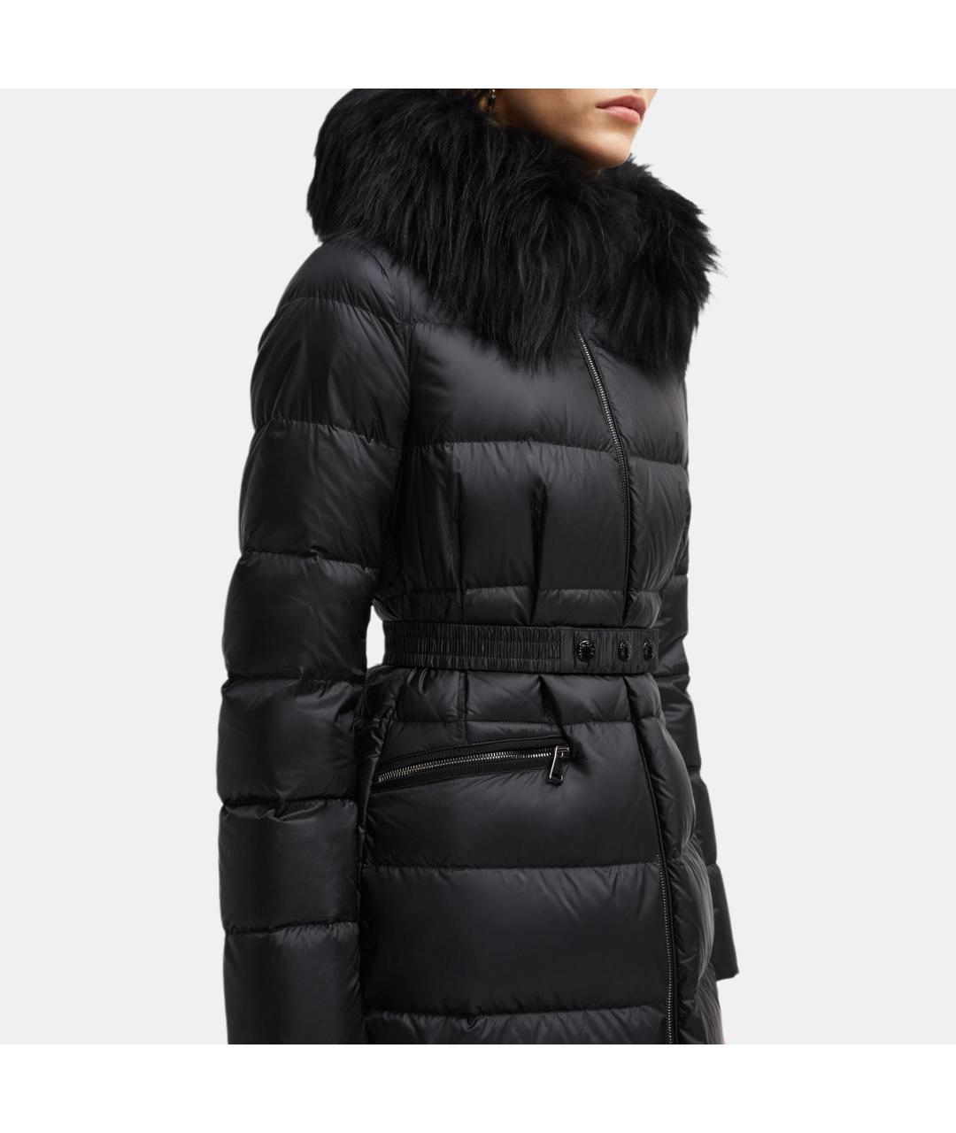 MONCLER Черный пуховик, фото 3