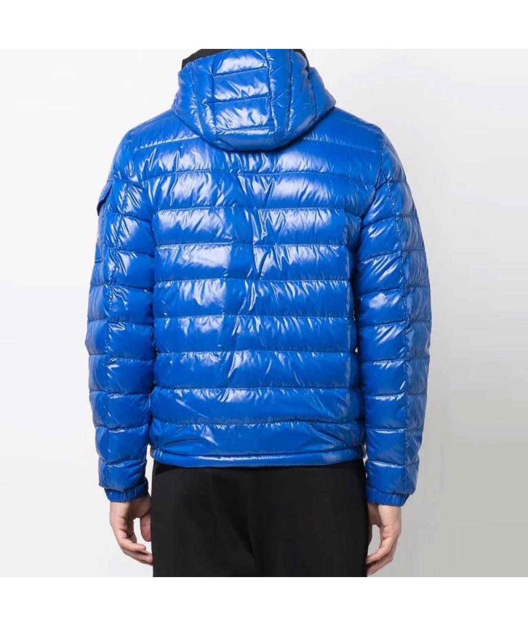 MONCLER Синий пуховик, фото 3