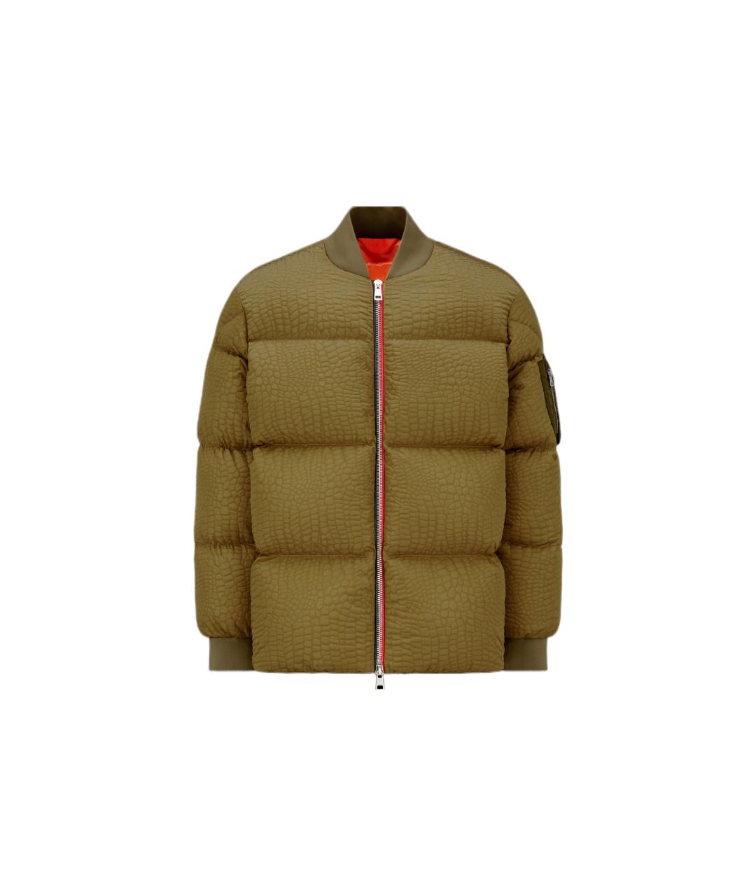 MONCLER Зеленый пуховик, фото 5