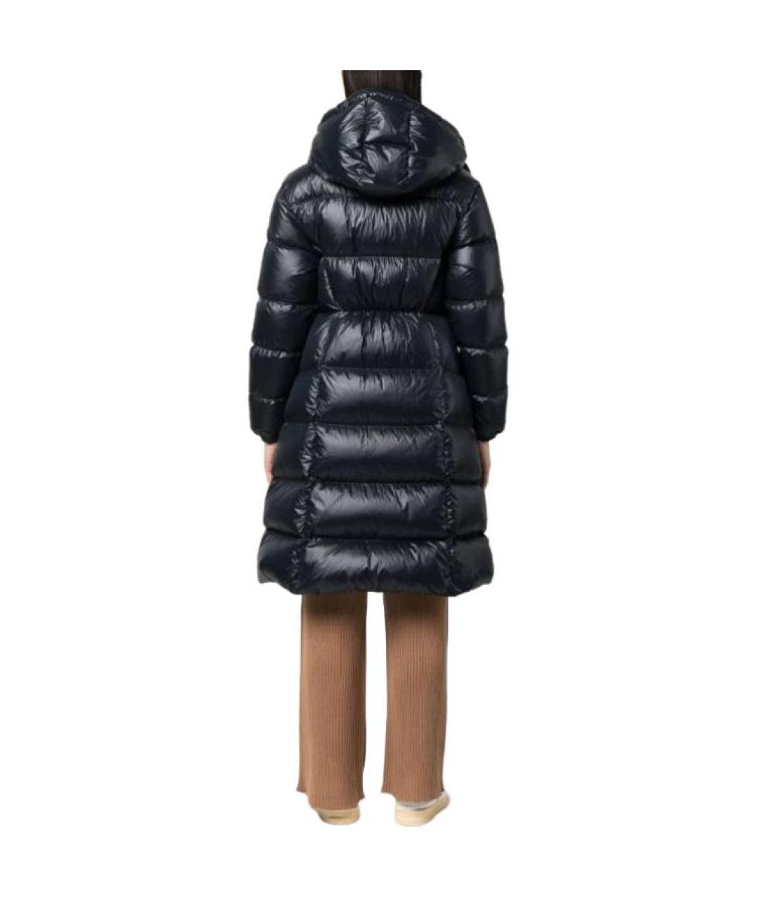 MONCLER Синий полиамидовый пуховик, фото 3