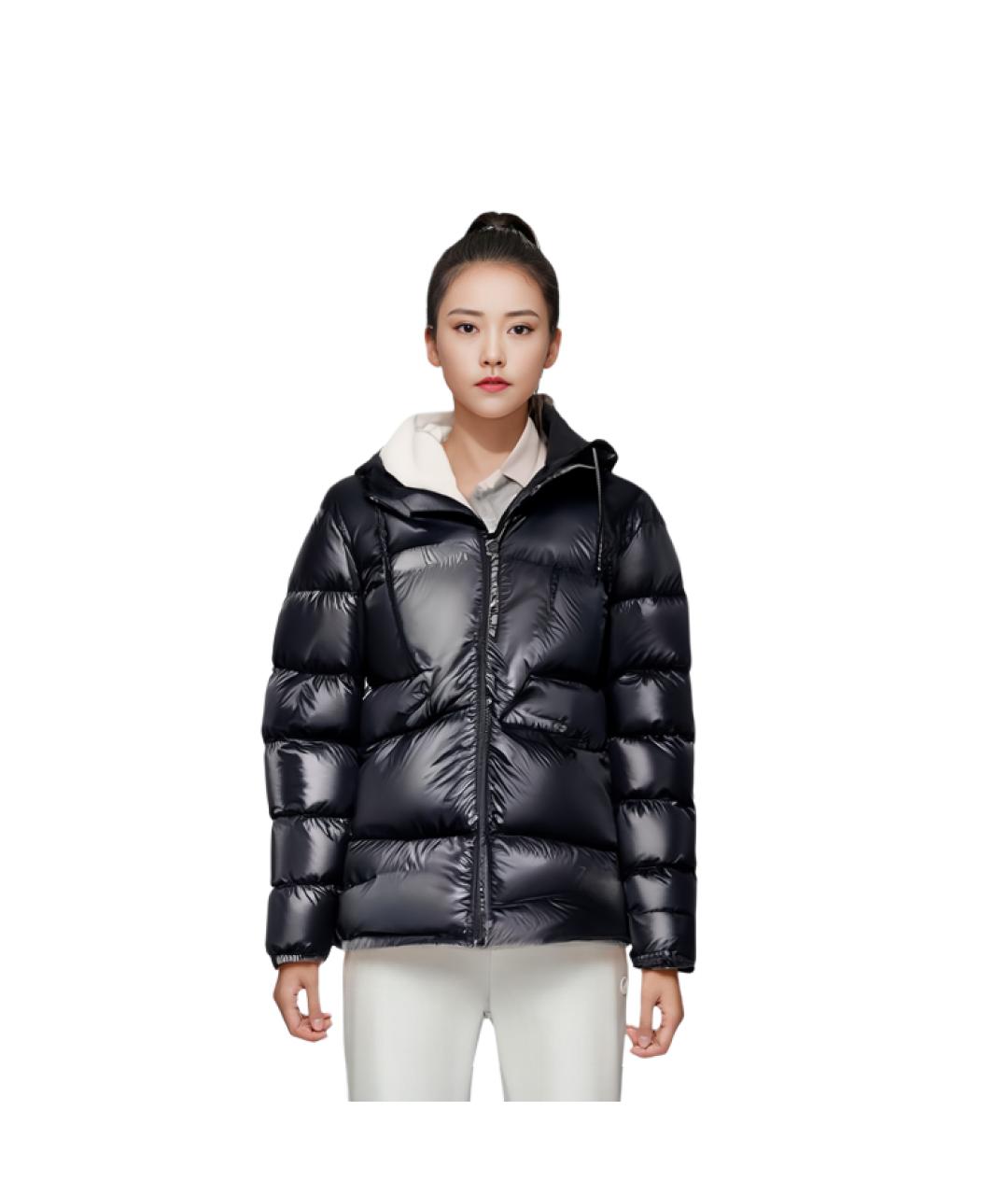 MONCLER Синий полиамидовый пуховик, фото 6