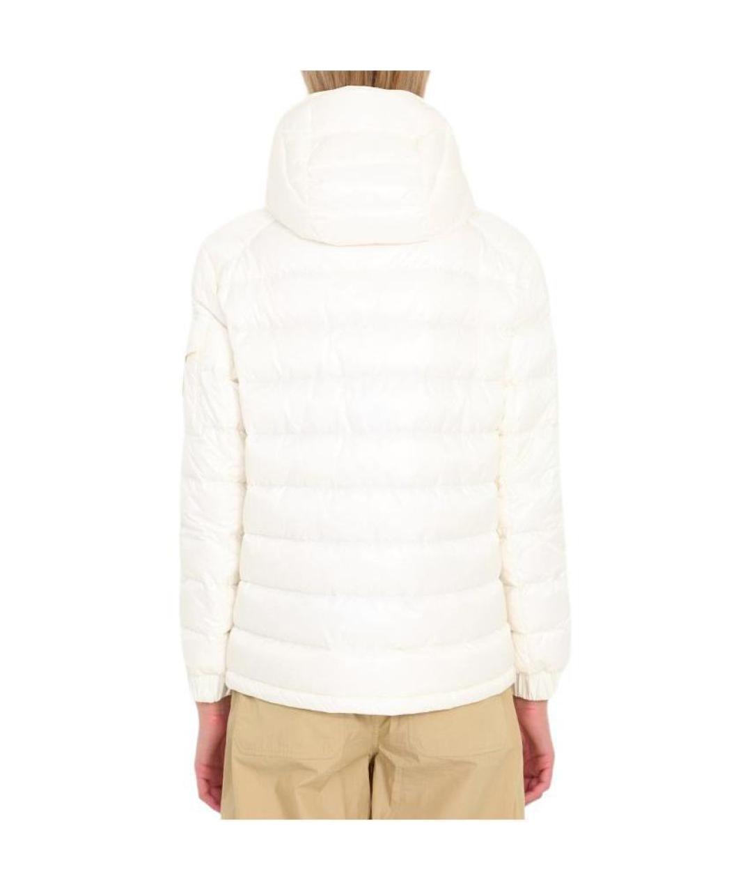 MONCLER Белая полиамидовая куртка, фото 3