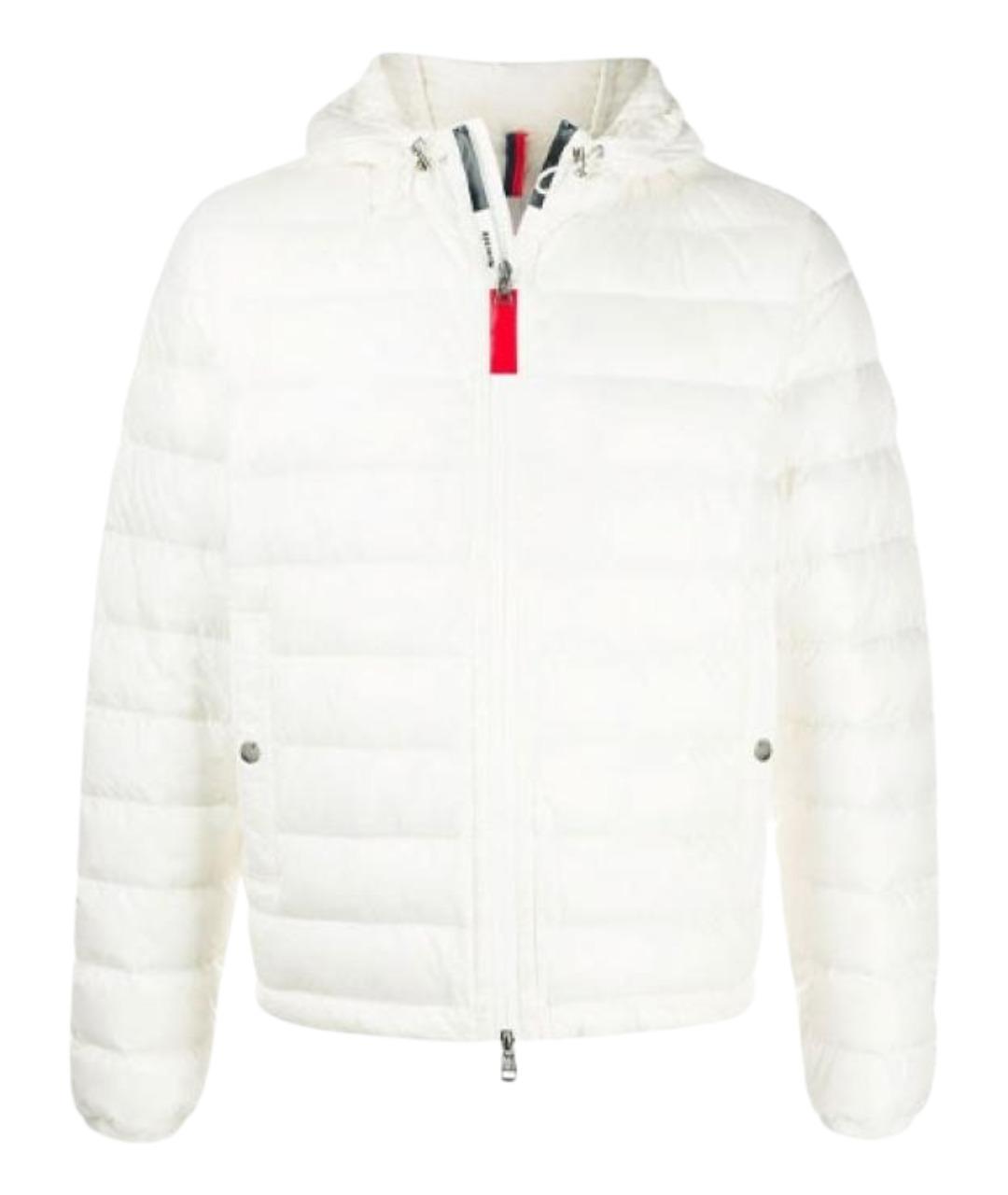 MONCLER Белый пуховик, фото 1