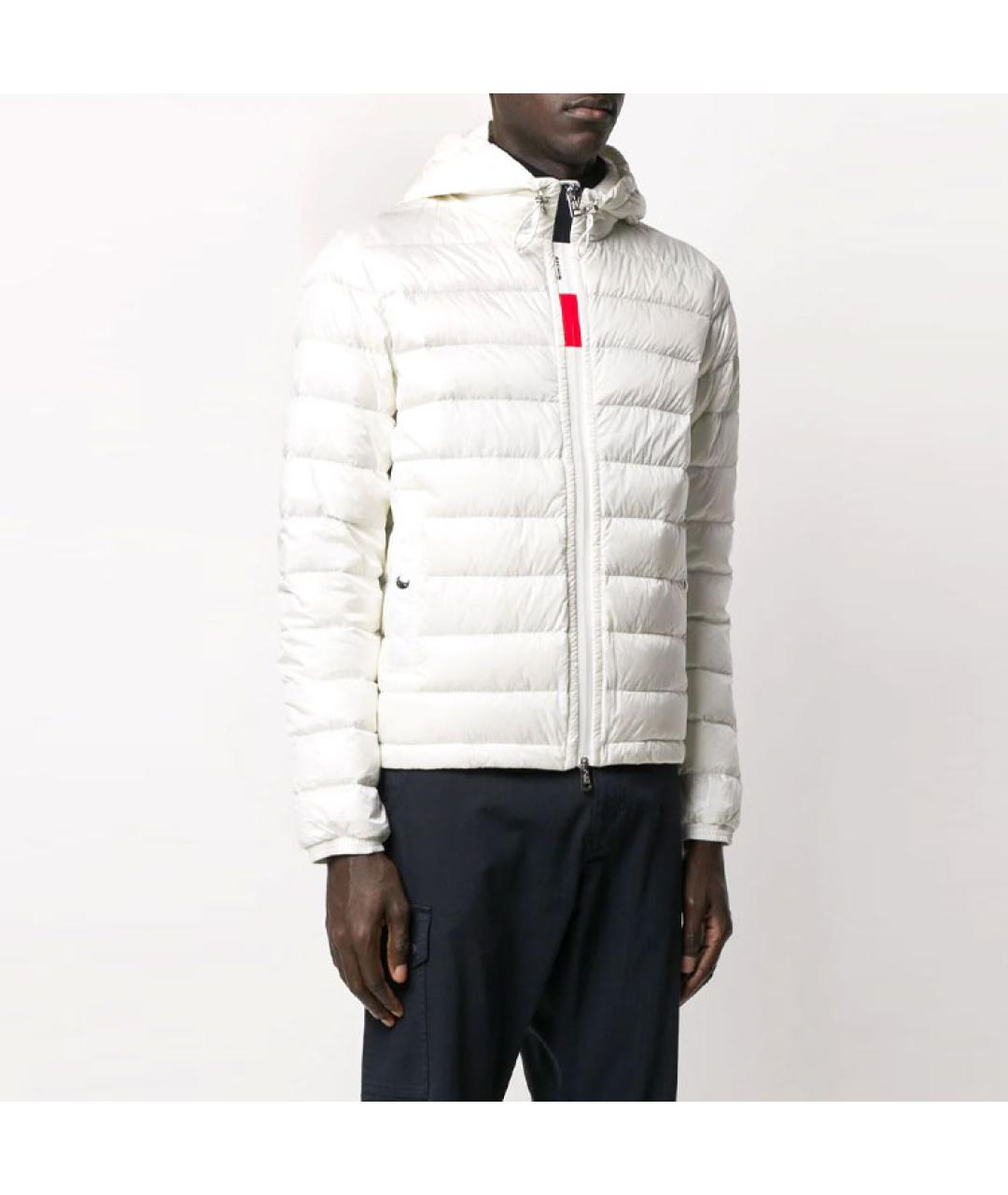 MONCLER Белый пуховик, фото 4