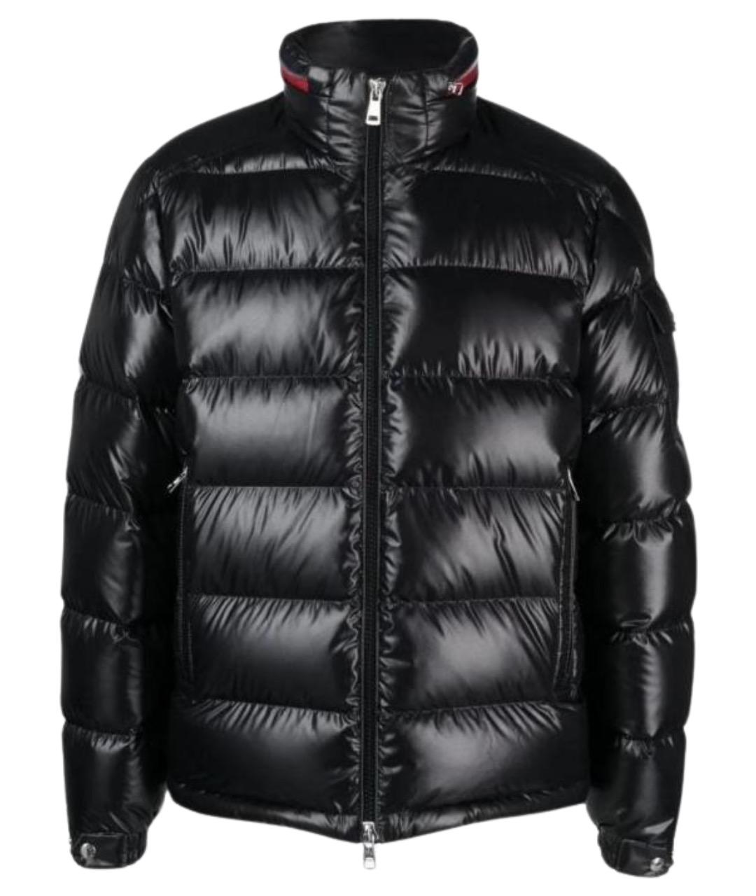 MONCLER Черный пуховик, фото 1