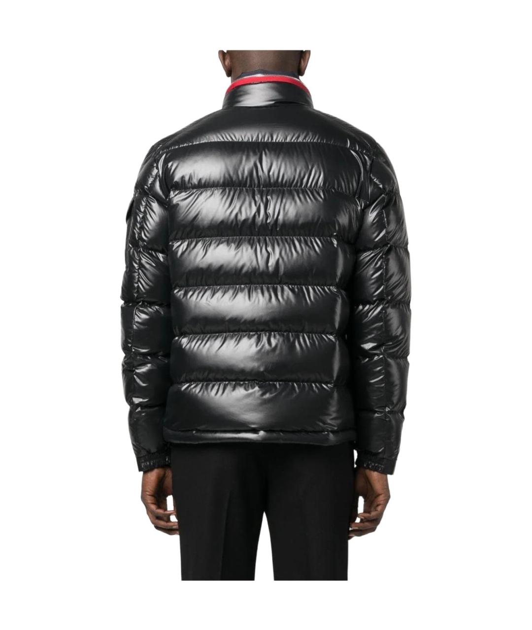 MONCLER Черный пуховик, фото 4