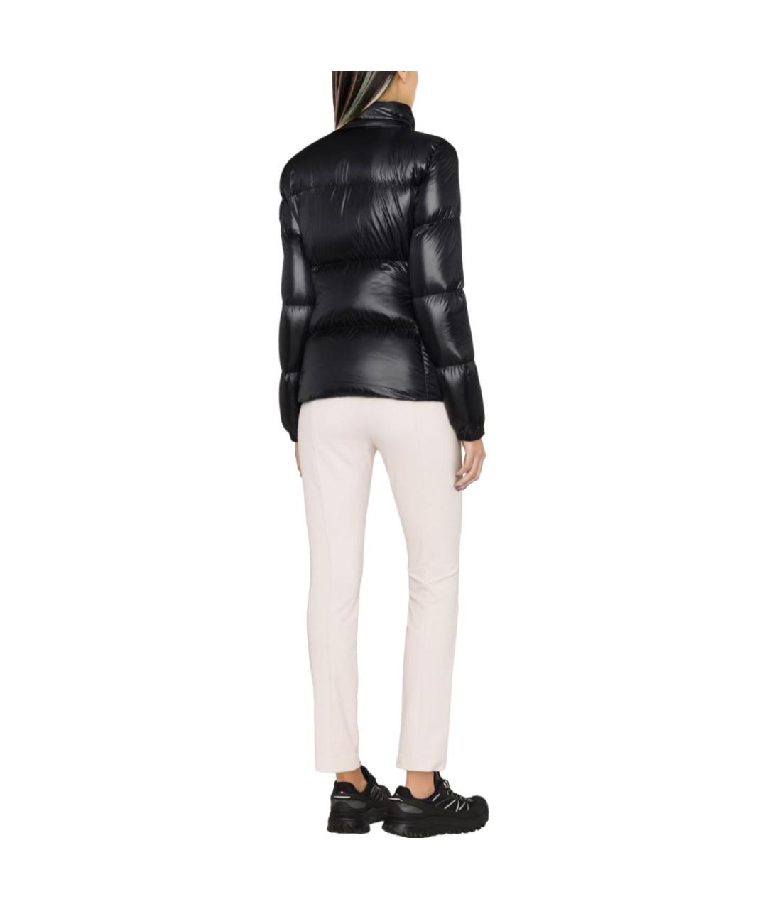 MONCLER Черный пуховик, фото 4