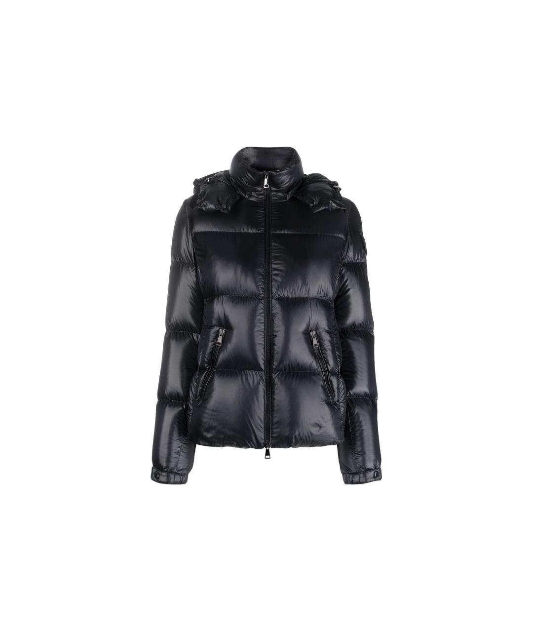 MONCLER Черный пуховик, фото 1