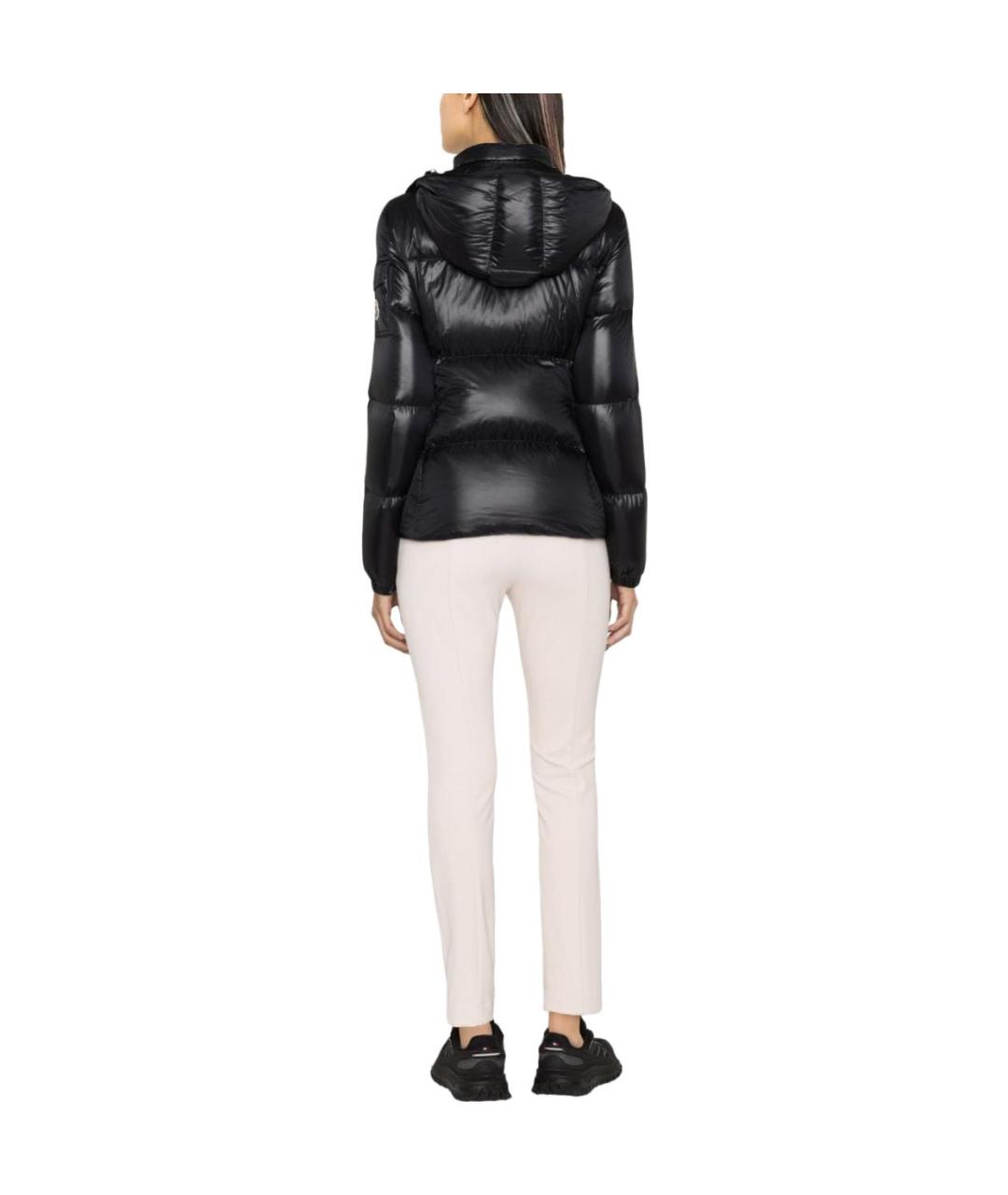 MONCLER Черный пуховик, фото 3