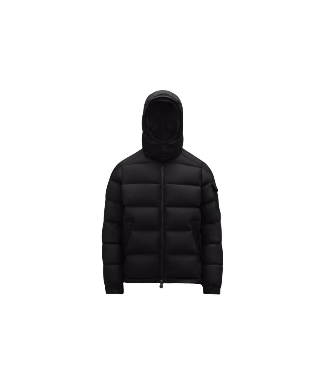 MONCLER Черный пуховик, фото 6