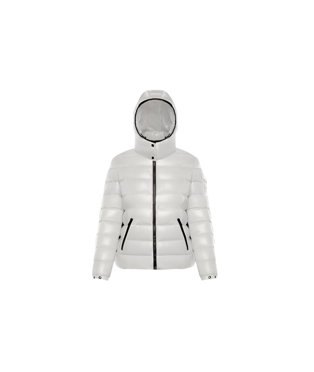 MONCLER Белый пуховик, фото 1