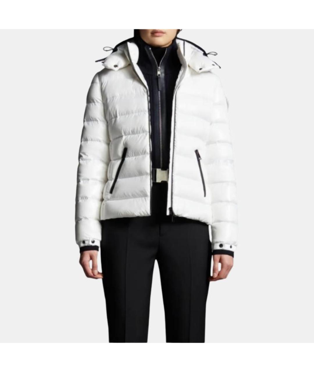 MONCLER Белый пуховик, фото 5