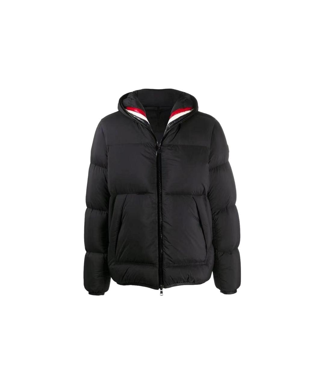 MONCLER Черный пуховик, фото 4