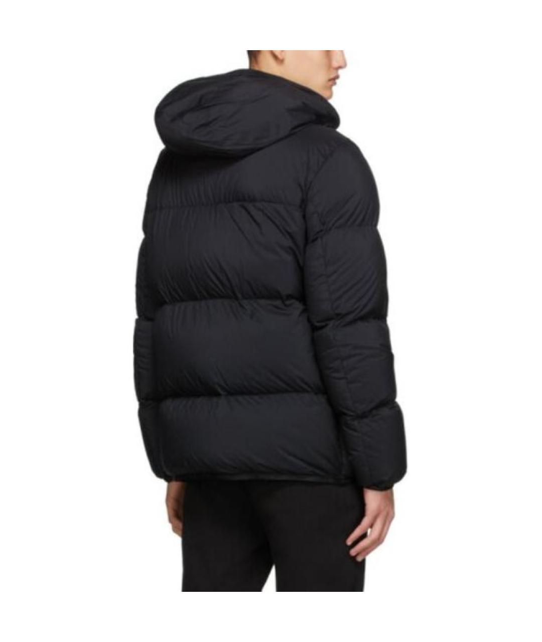 MONCLER Черный пуховик, фото 3