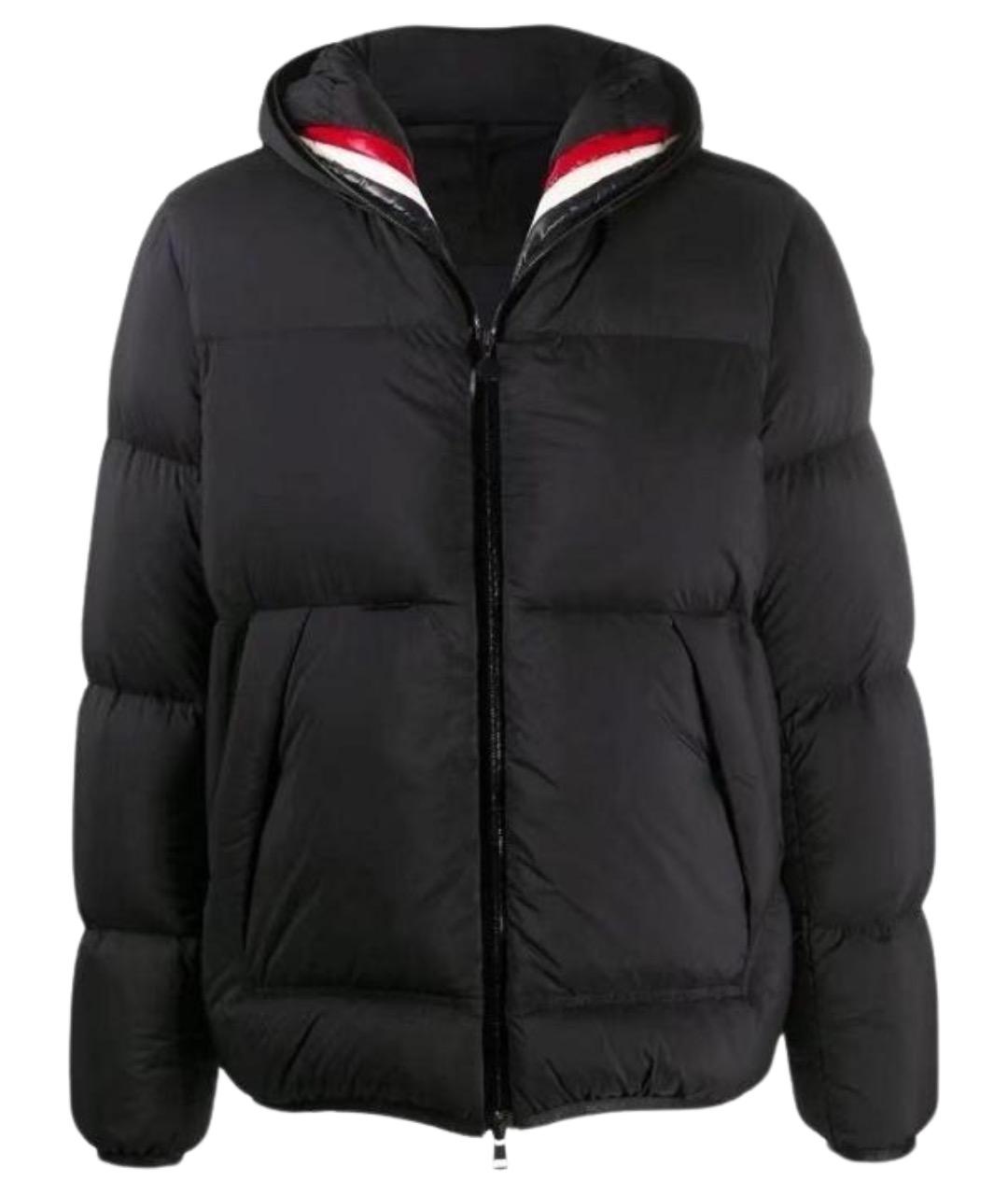 MONCLER Черный пуховик, фото 1