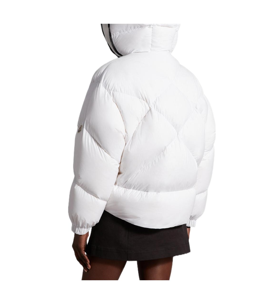MONCLER Белый пуховик, фото 4