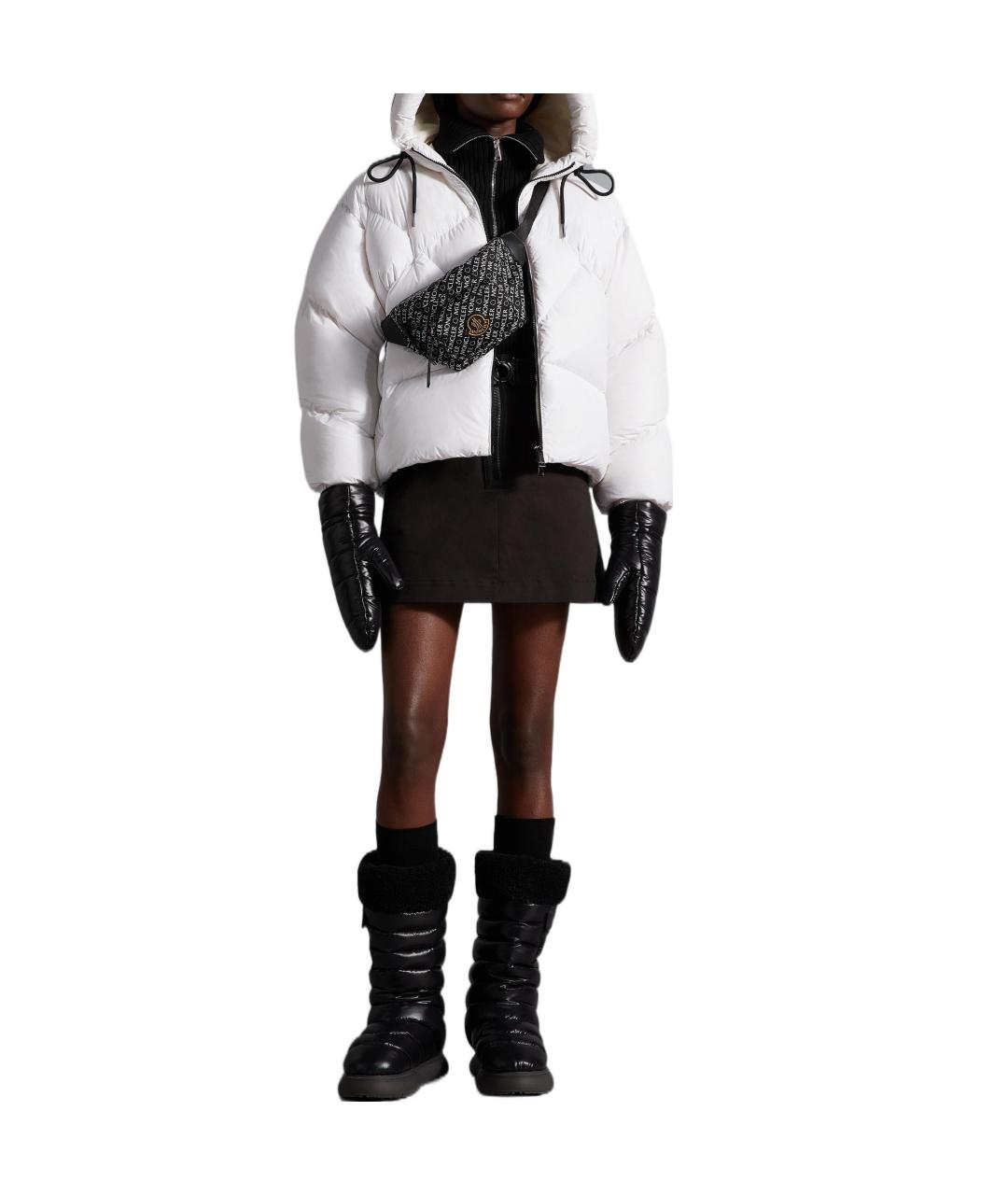 MONCLER Белый пуховик, фото 2