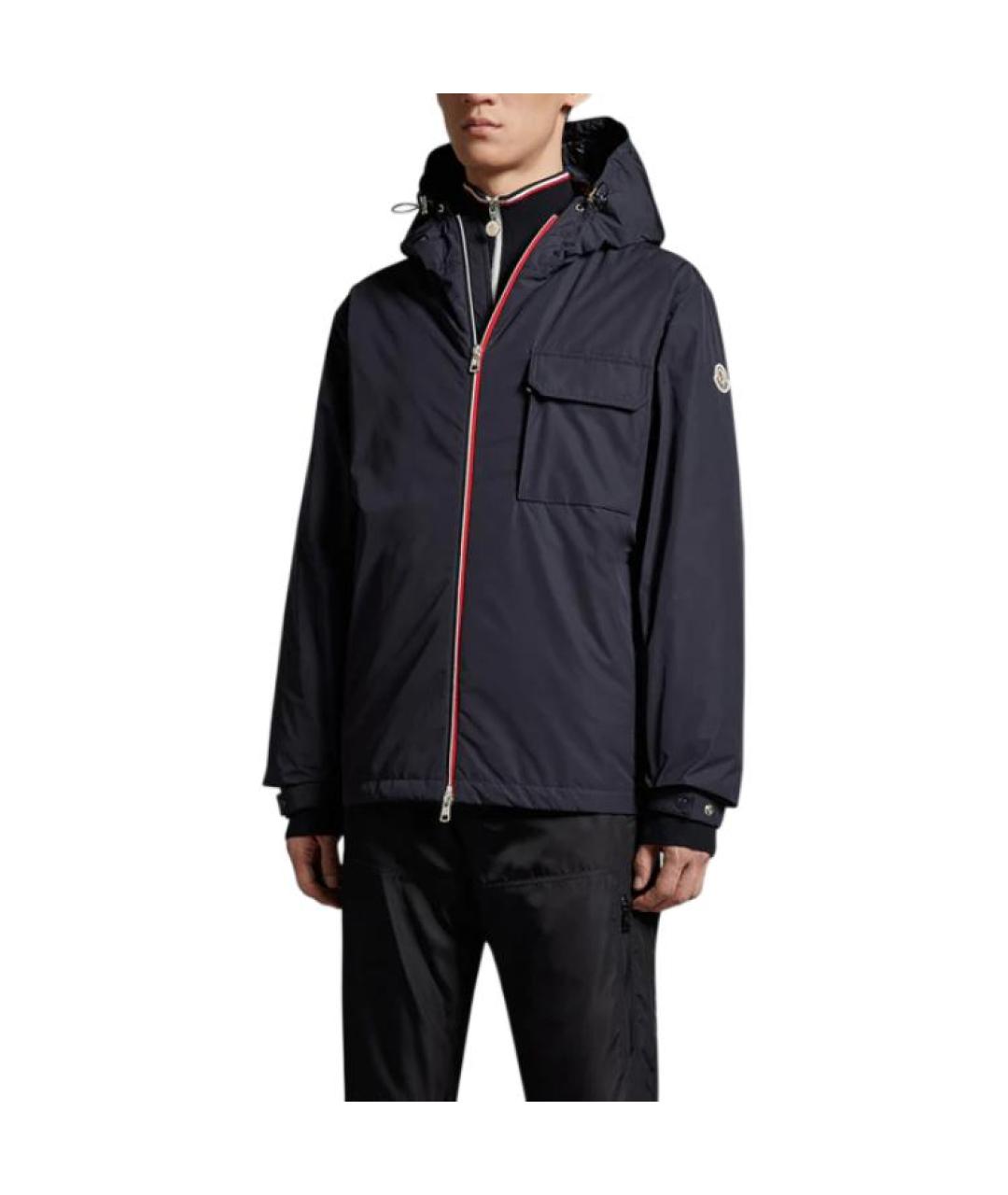 MONCLER Синий пуховик, фото 2