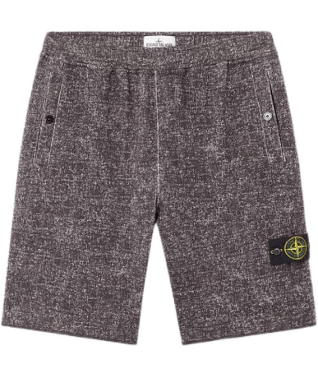 STONE ISLAND Бордовые шорты, фото 1