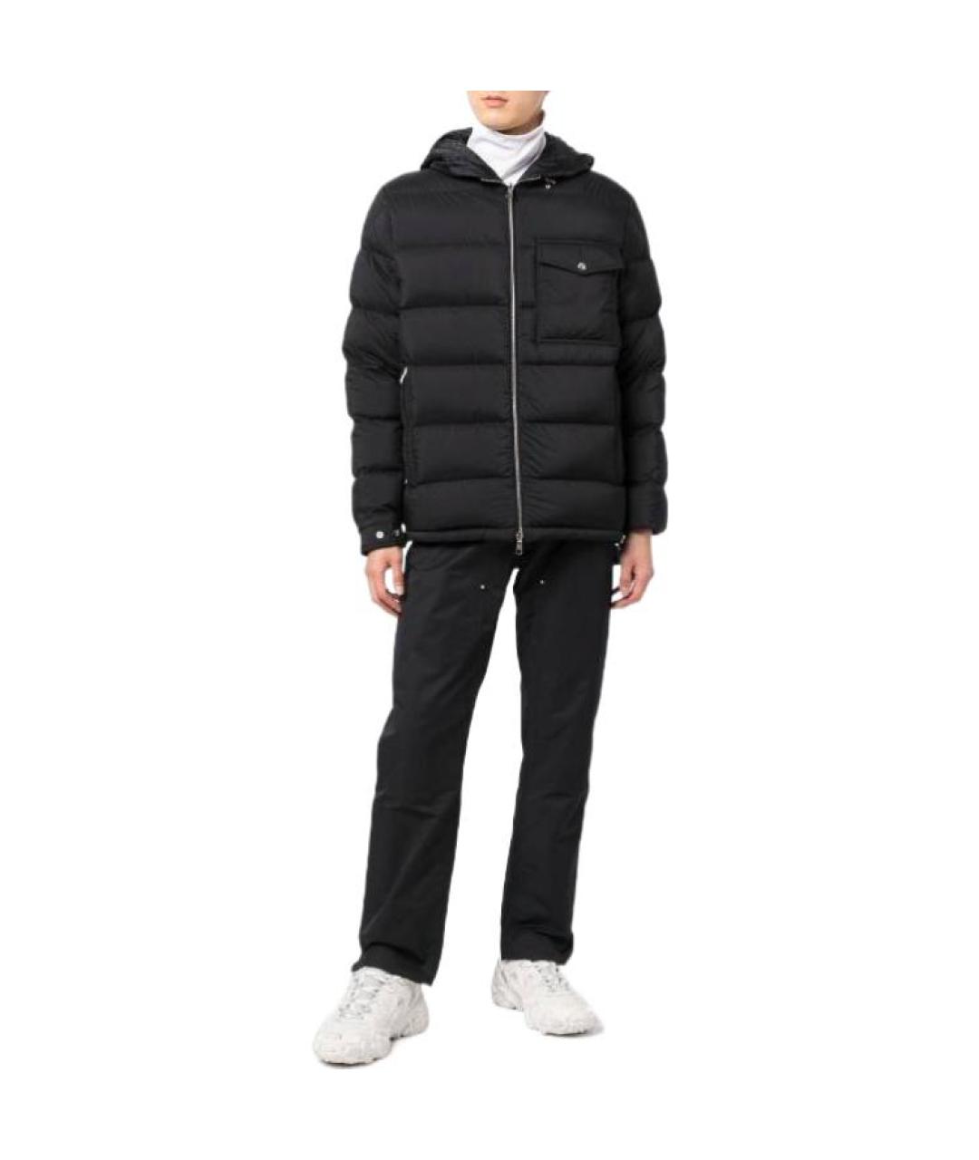 MONCLER Черная куртка, фото 2