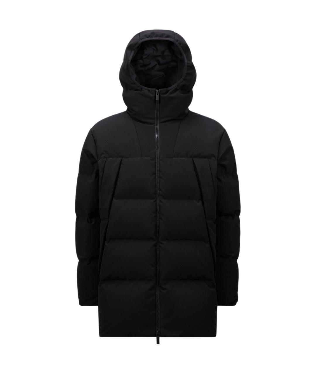 MONCLER Черная полиамидовая куртка, фото 1