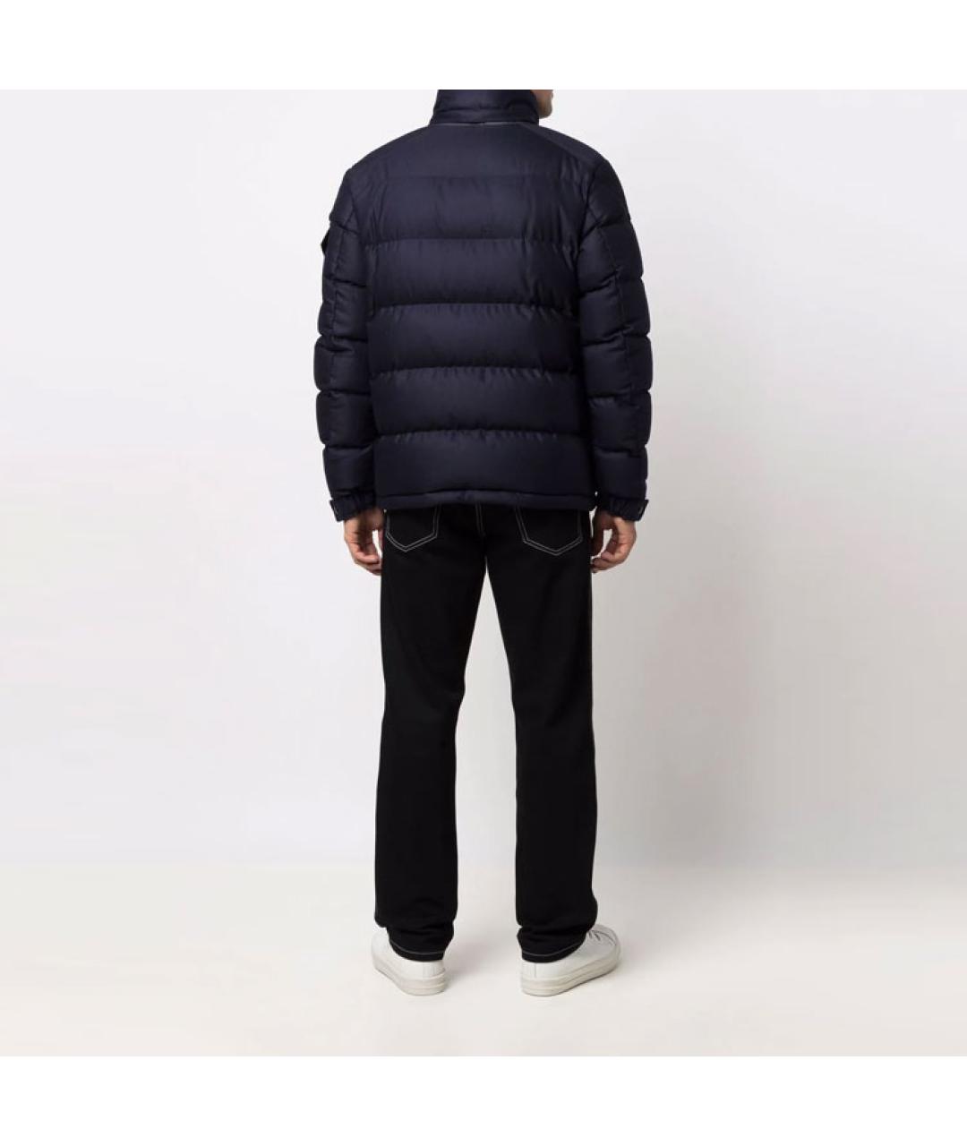 MONCLER Синий пуховик, фото 3