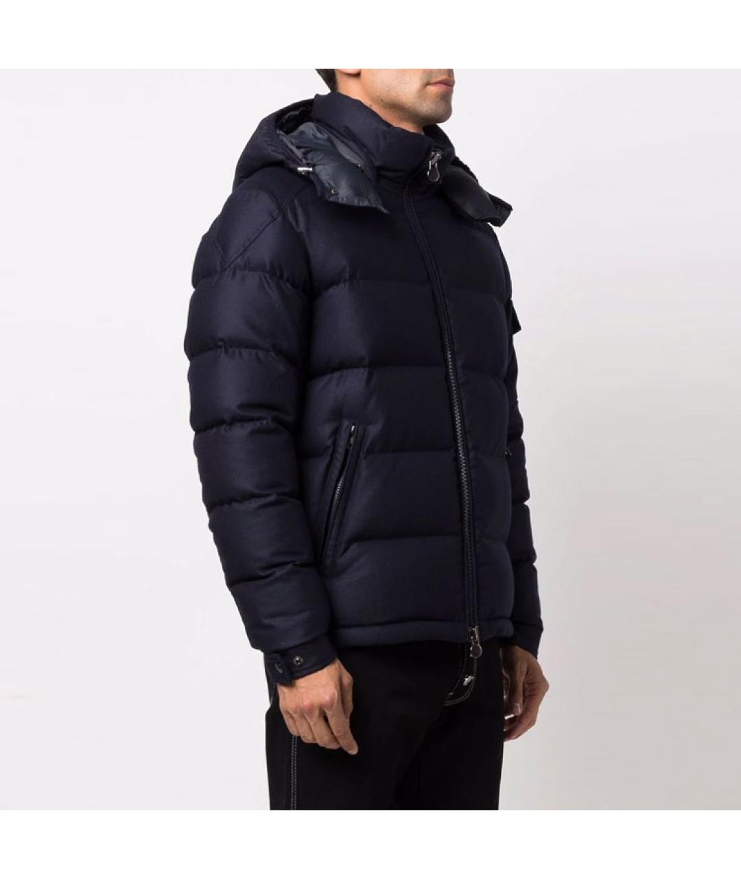 MONCLER Синий пуховик, фото 4
